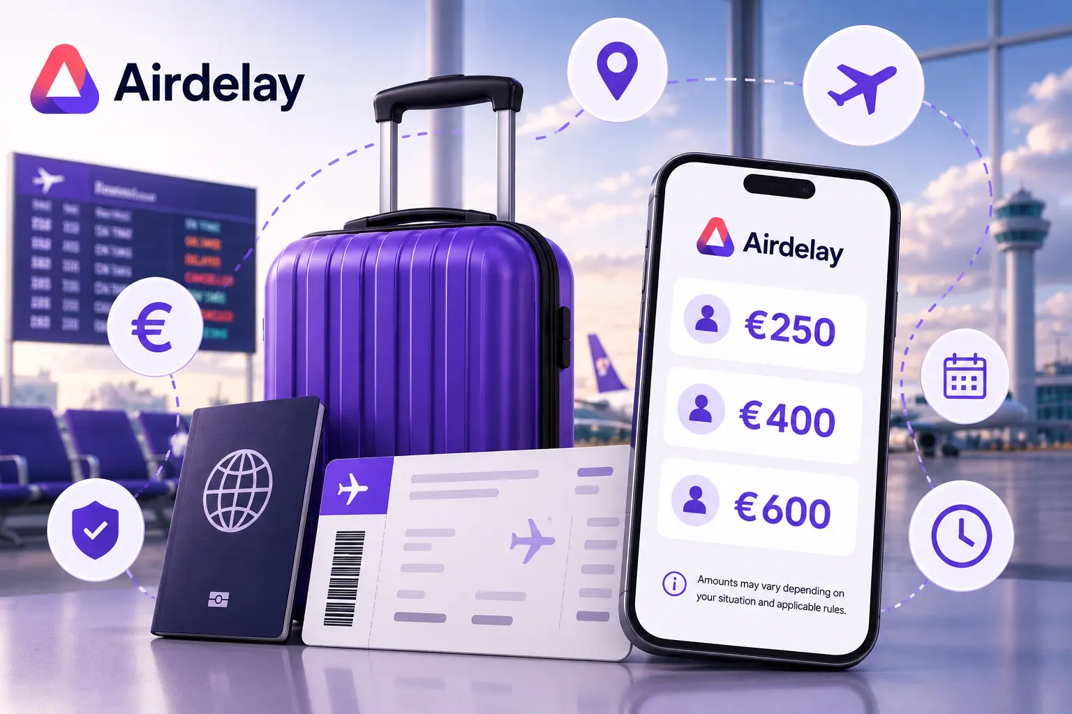 Flight compensation amounts explained by Airdelay