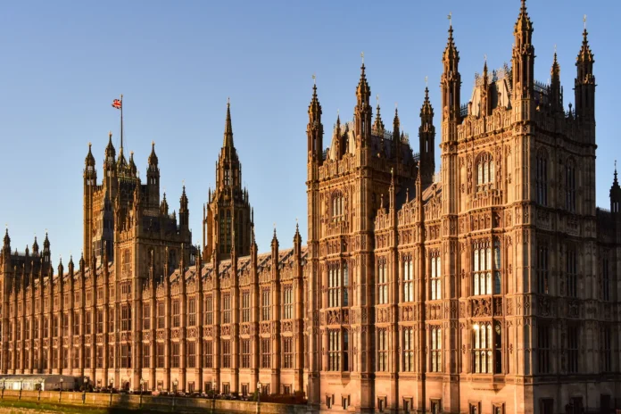 Palace of Westminster in London, home of the UK Parliament